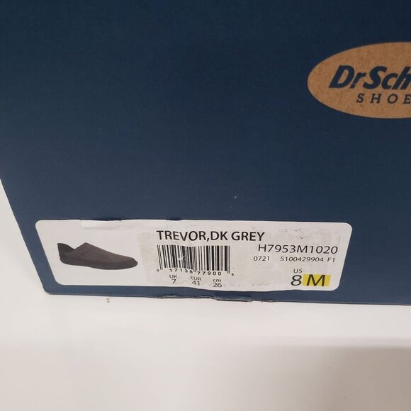 Dr. Scholl's Shoes Men's Trevor Slipper, Dark Grey Flannel Size 8 - Picture 6 of 7